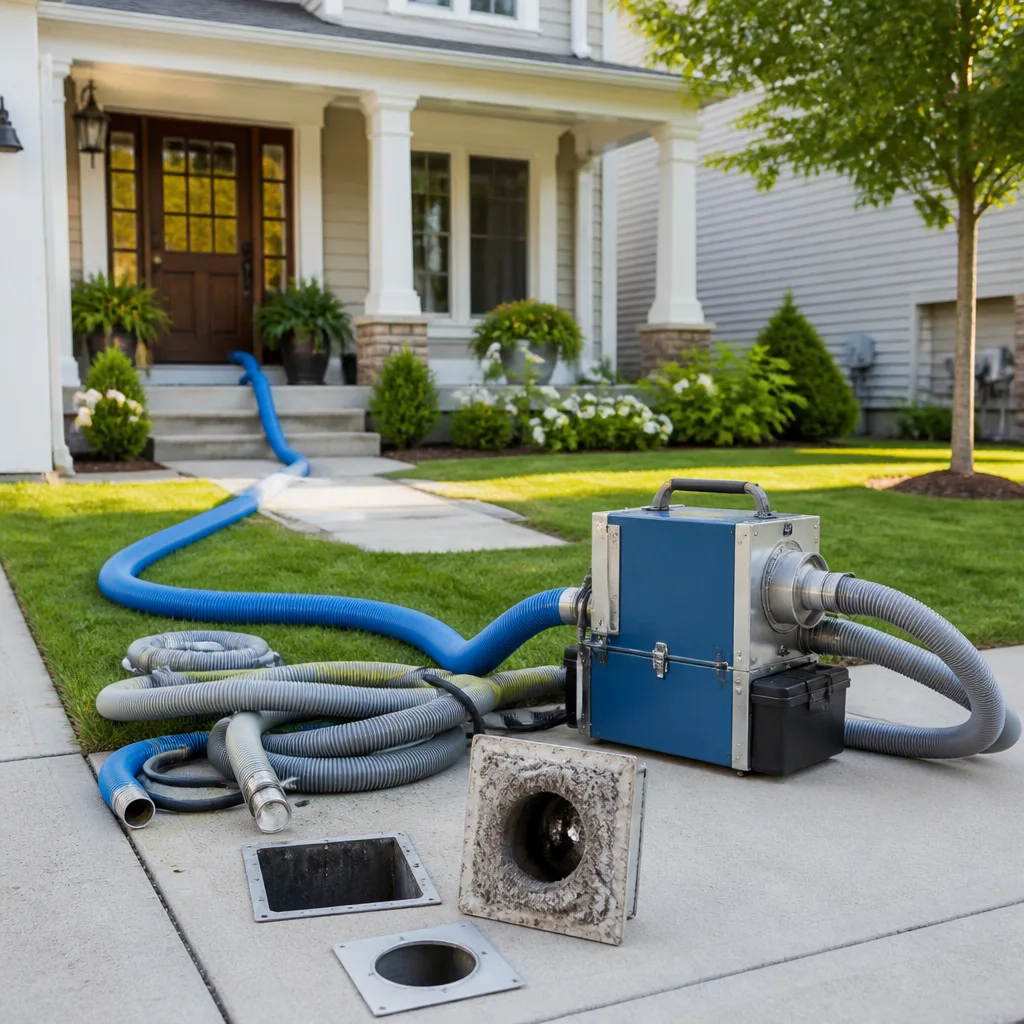Whole-home duct cleaning