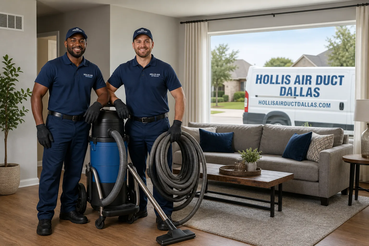 Hollis Air Duct Dallas air duct cleaning team